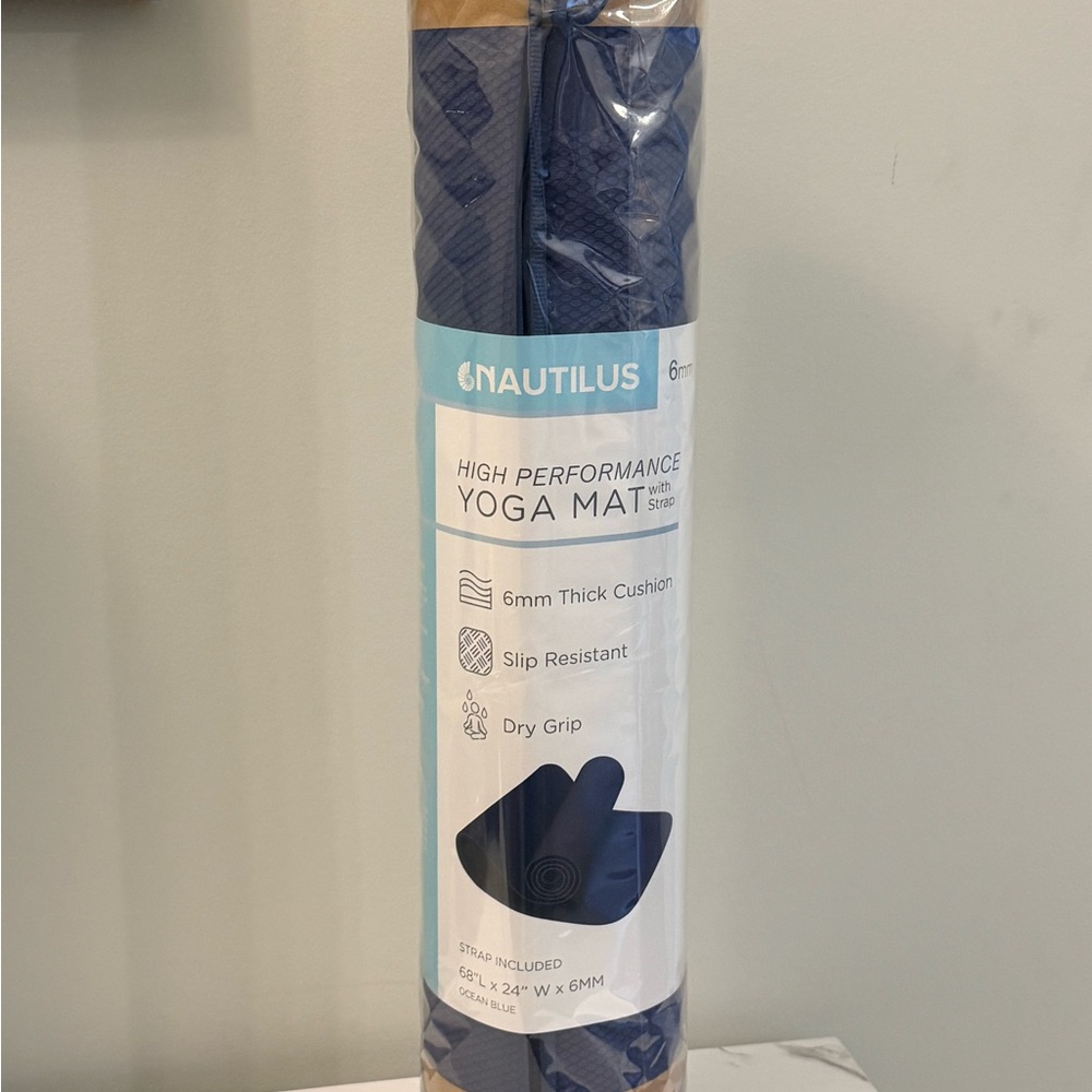 Nautilus Navy High Performance Yoga Mat